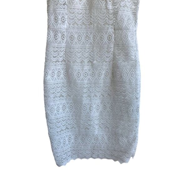 Abyss by Abby Lace Dress Size Small White - Picture 4 of 14